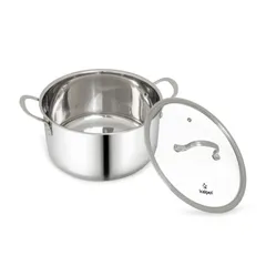 Bộ nồi chảo inox Kalpen Kampfer KF3 5 món - Chất liệu cao cấp, thiết kế 3 lớp, tương thích mọi loại bếp, bền đẹp và chống dính hiệu quả