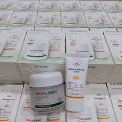 Combo Kem Dưỡng Dr.G R.E.D Blemish Clear Soothing Cream 70ml + Kem Chống Nắng Brightening Up Sun+ SPF50+ - Chăm Sóc Da Nhạy Cảm