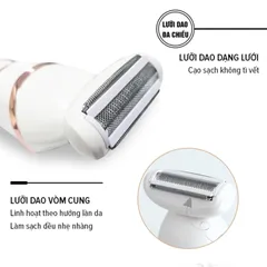 Máy Cạo Lông Cho Nữ Coclear CS5509 - Thiết Kế Nhỏ Gọn, Cạo Sạch Nhẹ Nhàng, Không Gây Đau, Dùng Tại Nhà Hiệu Quả
