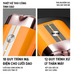 Máy cạo râu Coclear CS007 - Thiết kế nhỏ gọn, cạo khô và ướt, bền nước IPX7, pin sạc nhanh, lưỡi dao sắc bén, đèn LED hiển thị
