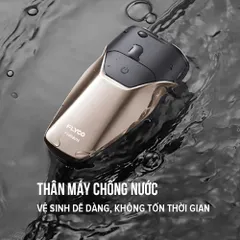Máy Cạo Râu Flyco FS888VN - Thiết Kế Hiện Đại, Sạc Nhanh 1 Giờ, Kháng Nước IPX7, Đầu Cạo 3D Linh Hoạt, Lưỡi Dao Kép 2 Vòng