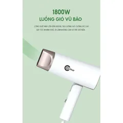Máy Sấy Tóc Gấp Gọn Coclear CH6289 1800W - Thiết Kế Tiện Lợi, Sấy Nhanh, Giữ Độ Mềm Mượt, Du Lịch Thoải Mái
