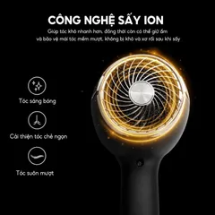 Máy Sấy Tóc Ion Lebenlang LBL3066 - Công Suất 2400W, Công Nghệ Ion Hiện Đại, Sấy Nóng Lạnh, Tóc Suôn Mượt tại Nhà