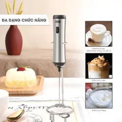 Máy Tạo Bọt Cầm Tay Đa Năng Lebenlang LBL4583 10W - Thiết Kế Gọn Nhẹ, Tạo Bọt Lý Tưởng Cho Cà Phê, Sữa, Trứng