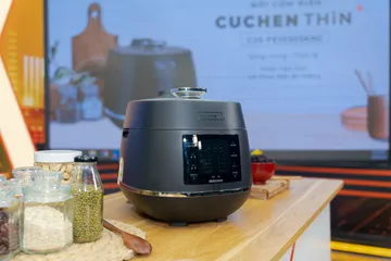 Nồi cơm điện áp suất Cuchen CJS-FE1030SKNC Hàn Quốc 1,8L - Đa chức năng nấu tiện lợi, thông minh, dễ vệ sinh, phù hợp cho gia đình 6-10 người.