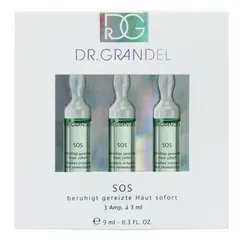 Tinh Chất SOS Dr.Grandel - Hỗ Trợ Làm Dịu Kích Ứng, Mẩn Đỏ Cho Da Nhạy Cảm - 3 Ống X 3ml