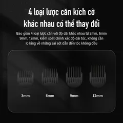 Tông Đơ Cắt Tóc Không Dây Coclear HC5216 - Lưỡi Gốm Sứ Sắc Bén, Pin Lớn, Thời Gian Sử Dụng 100 Phút, Dễ Dàng Tạo Kiểu Tóc Cho Bé