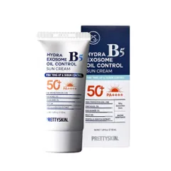 Kem Chống Nắng Kiềm Dầu Pretty Skin Hydra B5 Exosome - SPF50+ PA++++ Cho Da Dầu, Mụn, Nhạy Cảm - Bảo Vệ và Dưỡng Ẩm Tối Ưu