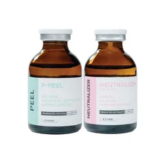 Bộ Peel Da Sinh Học Kyung Lab P-Peel + Neutralizer - Công Nghệ Perfluorocarbons Tẩy Tế Bào Chết Làm Sáng Da, Dịu Nhẹ cho Da Mặt 30ml