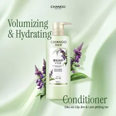 Dầu Xả Chando Himalaya 600ml - Dưỡng Ẩm và Tăng Độ Phồng Cho Tóc Mỏng, Giúp Tóc Bồng Bềnh và Mềm Mượt