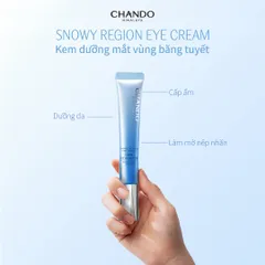 Kem Dưỡng Mắt Chando Himalaya Snowy Region - Nâng Cấp Độ Ẩm, Làm Sáng Da Mắt, 15g, Dành Cho Da Nhạy Cảm