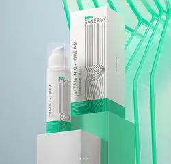 Kem Dưỡng Sáng Da Skin Synergy Vitamin C + Cream 50ml - Cải Thiện Kết Cấu Da, Khóa Ẩm, Dưỡng Ẩm Mịn Màng, Phù Hợp Mọi Loại Da
