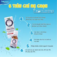 Men Vi Sinh BioAmicus Complete 10 Chủng - Hỗ Trợ Tiêu Hóa và Miễn Dịch Cho Trẻ, Dạng Nhỏ Giọt Tiện Lợi 10ml