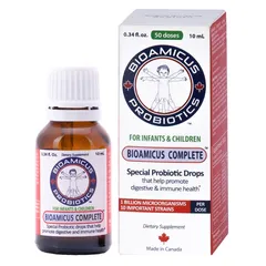 Men Vi Sinh BioAmicus Complete 10 Chủng - Hỗ Trợ Tiêu Hóa và Miễn Dịch Cho Trẻ, Dạng Nhỏ Giọt Tiện Lợi 10ml