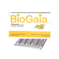 Men Vi Sinh BioGaia Protectis Minipack Dạng Bột Cho Bé - Hỗ Trợ Tiêu Hóa, Bổ Sung Lợi Khuẩn Lactobacillus Reuteri, Gói Tiện Lợi 30 Gói