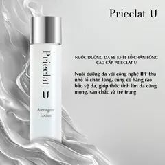 Nước Dưỡng Da Prieclat U Nhật Bản - Toner Se Khít Lỗ Chân Lông, Cân Bằng Độ Ẩm, Dưỡng Ẩm Da Mịn Màng, 120ml
