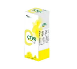 Siro Hỗ Trợ Bổ Sung Canxi và Vitamin D3 Ctex KenPharma 125ml - Phát Triển Răng và Hệ Xương Cho Trẻ Em và Người Lớn