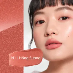 Son Kem Chando Himalaya Velvet Matte N11 Misty Pink - Son Lì Mịn Màu Hồng Nude Tự Nhiên Cho Trang Điểm Hằng Ngày
