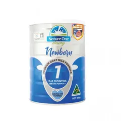 Sữa dê Nature One Dairy Goat 1 cho bé từ 0-6 tháng - Dinh dưỡng tự nhiên, hỗ trợ tiêu hóa và tăng cường miễn dịch, 800g