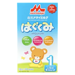 Sữa Morinaga 1 Nhật Bản Dạng Thanh Cho Bé Từ 0-6 Tháng - Giàu Lactoferr Chống Tăng Đề Kháng, Hỗ Trợ Tiêu Hóa Cho Trẻ Nhỏ