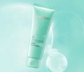 Sữa Rửa Mặt Cấp Ẩm Chando Himalaya Mineral Spring 125g - Kem Làm Sạch Da, Cấp Ẩm, Không Gây Khô Căng Da