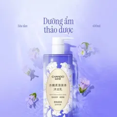 Sữa Tắm Dưỡng Ẩm Chando Himalaya 600ml - Nuôi Dưỡng Da Mềm Mượt, Làm Sạch Dịu Nhẹ, Thích Hợp Da Nhạy Cảm