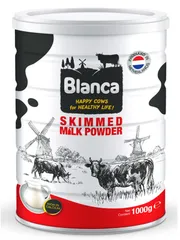 Sữa Tươi Dạng Bột Tách Béo Blanca Hà Lan 1000g - Giàu Canxi, Dinh Dưỡng Cao, Thích Hợp Cho Trẻ Em Và Người Kiểm Soát Cân Nặng