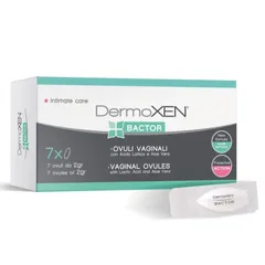 Viên Đặt Vùng Kín Dermoxen Bactor - Hỗ Trợ Tái Tạo Niêm Mạc, Cân Bằng pH, Duy Trì Môi Trường Sạch Khỏe Cho Phụ Nữ