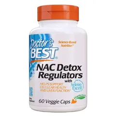 Viên Uống Hỗ Trợ Thải Độc Doctor’s Best NAC Detox Regulators - Bảo Vệ Gan, Tăng Cường Sức Khỏe Hệ Miễn Dịch Chất Lượng Cao 60 Viên