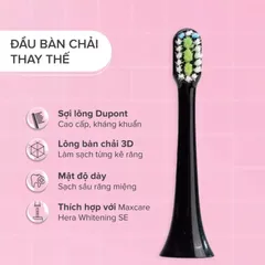 Bộ 2 Đầu Bàn Chải Dupont Cho Bàn Chải Điện Maxcare Hera Whitening SE - Lông Mềm êm Dịu, Làm Sạch Sâu, Thay Thế Dễ Dàng