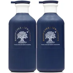 Cặp Dầu Gội Xả Biotin & Collagen Blue Voudioty 500ml - Hương Nước Hoa Giúp Tóc Mềm Mượt & Khỏe Mạnh