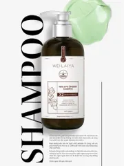 [Tặng sữa tắm] Cặp Dầu Gội Xả Gừng Weilaiya Luxury Nâu - Hỗ Trợ Trẻ Hóa Da Đầu, Dùng Cho Mọi Loại Tóc, Gàu và Xơ Cứng 420ml + 200ml