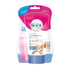 Kem tẩy lông Veet Pure cho da nhạy cảm - Chiết xuất lô hội và vitamin E, hiệu quả nhanh chóng, nhẹ nhàng, giúp da mềm mịn 150g
