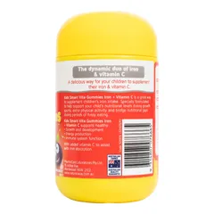 Kẹo Dẻo Bổ Sung Sắt & Vitamin C Nature’s Way Vita Gummies - Hỗ Trợ Sức Khỏe Trẻ Em Từ 2 Tuổi, Vị Trái Cây Ngon Miệng