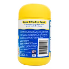 Kẹo dẻo Nature's Way Kids Smart Vita Gummies Omega-3 DHA - Bổ sung dầu cá tự nhiên cho sức khỏe não bộ và thị lực trẻ em, 60 viên