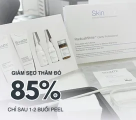 Set Peel Trắng Da Mini Radical White SkinMTX - Bộ 5 Món Dưỡng Trắng, Bật Tone Nhanh Chóng, Giúp Da Sáng Khỏe và Rạng Rỡ