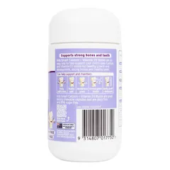 Viên nhai bổ sung Calcium + Vitamin D3 Bursts Nature's Way Kids Smart - Hỗ trợ xương răng cho trẻ 6 tháng đến 11 tuổi, 50 viên nang mềm