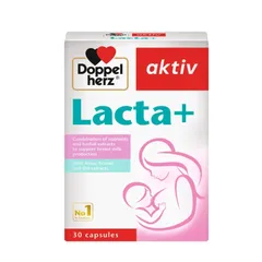 Viên Uống Doppelherz Lacta+ Hỗ Trợ Nâng Cao Chất Lượng Sữa Mẹ - Bổ Sung Vitamin và Khoáng Chất Cho Phụ Nữ Sau Sinh