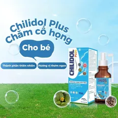 Xịt Họng Chilidol Plus 30ml - Giảm Ho, Đờm cho Trẻ từ 1 Tuổi Trở Lên - Chiết Xuất Thảo Mộc Tự Nhiên, Hỗ Trợ Đau Họng