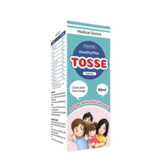 Xịt Họng Keo Ong HealthyPlex Tosse 50ml - Hỗ Trợ Giảm Ho, Bảo Vệ Đường Hô Hấp, Dành Cho Trẻ Nhỏ Và Phụ Nữ Có Thai
