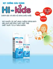 Xịt Răng Miệng Hi-Kids Hương Dâu - Sản Phẩm An Toàn Cho Bé Và Người Lớn, Làm Sạch Răng Miệng, Nuốt Được 30ml