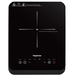 Bếp Điện Từ Nagakawa NIC6215 2500W - Nấu Nhanh Với 8 Chương Trình, Chế Độ Hẹn Giờ Thông Minh, Tặng Nồi Lẩu Inox 30cm