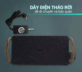 Bếp Nướng Điện Nagakawa NAG3103 1500W - Mặt Nướng Hợp Kim Nhôm Chống Dính Vân Đá, Tiện Lợi Và Bền Bỉ