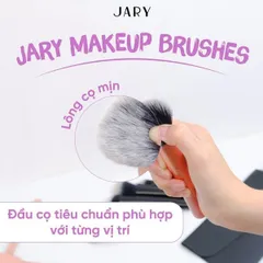 Bộ Cọ Trang Điểm Jary Makeup Brush Rainbow 4 Cây - Set Cọ Lý Tưởng Cho Người Mới Bắt Đầu Tập Makeup, Thiết Kế Tiện Dụng, Màu Sắc Đẹp Mắt
