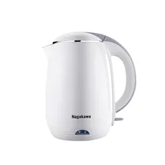 Ấm Siêu Tốc Nagakawa NAG0314 - Dung Tích 1.8L, Thiết Kế Inox 304, Công Suất 1800W, Đun Nước Nhanh, An Toàn và Tiện Ích