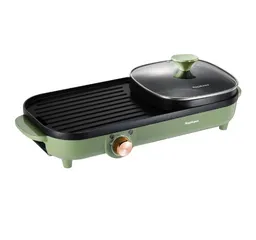 Bếp lẩu nướng điện Nagakawa NAG3104 1500W - Bếp nướng đa năng chống dính, thiết kế gọn nhẹ, phù hợp tiệc BBQ gia đình