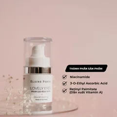 Kem Dưỡng Mắt Elaine Perine Lovely Eyes Cream - Chống Oxy Hóa, Giảm Quầng Thâm, Bọng Mắt - Chăm Sóc Da Vùng Mắt Rạng Rỡ, Trẻ Trung