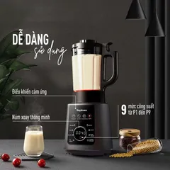 Máy làm sữa hạt đa năng Nagakawa NAG0824 - 8 Chế Độ Thông Minh, Công Suất 1200W, Chất Liệu Thủy Tinh Chịu Nhiệt, Tự Động Vệ Sinh