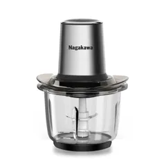 Máy Xay Thịt Nagakawa NAG0812 - Công Suất 400W, Cối Thủy Tinh Bền Đẹp, Lưỡi Dao Inox 304, Dễ Dàng Vệ Sinh, Thích Hợp Xay Thịt, Rau Củ, Gia Vị
