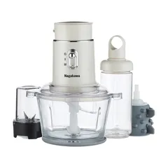 Máy xay thịt Nagakawa NAG0823 Đa Năng 4 Chế Độ - Xay Thịt, Làm Sinh Tố, Nghiền Đồ Khô, Bóc Tỏi - Công Suất 250W, Lưỡi Dao Inox 304